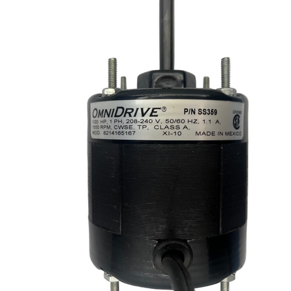 Omnidrive SS359 1/20HP, 230V, 1550 rpm 3.3" evaporator motor